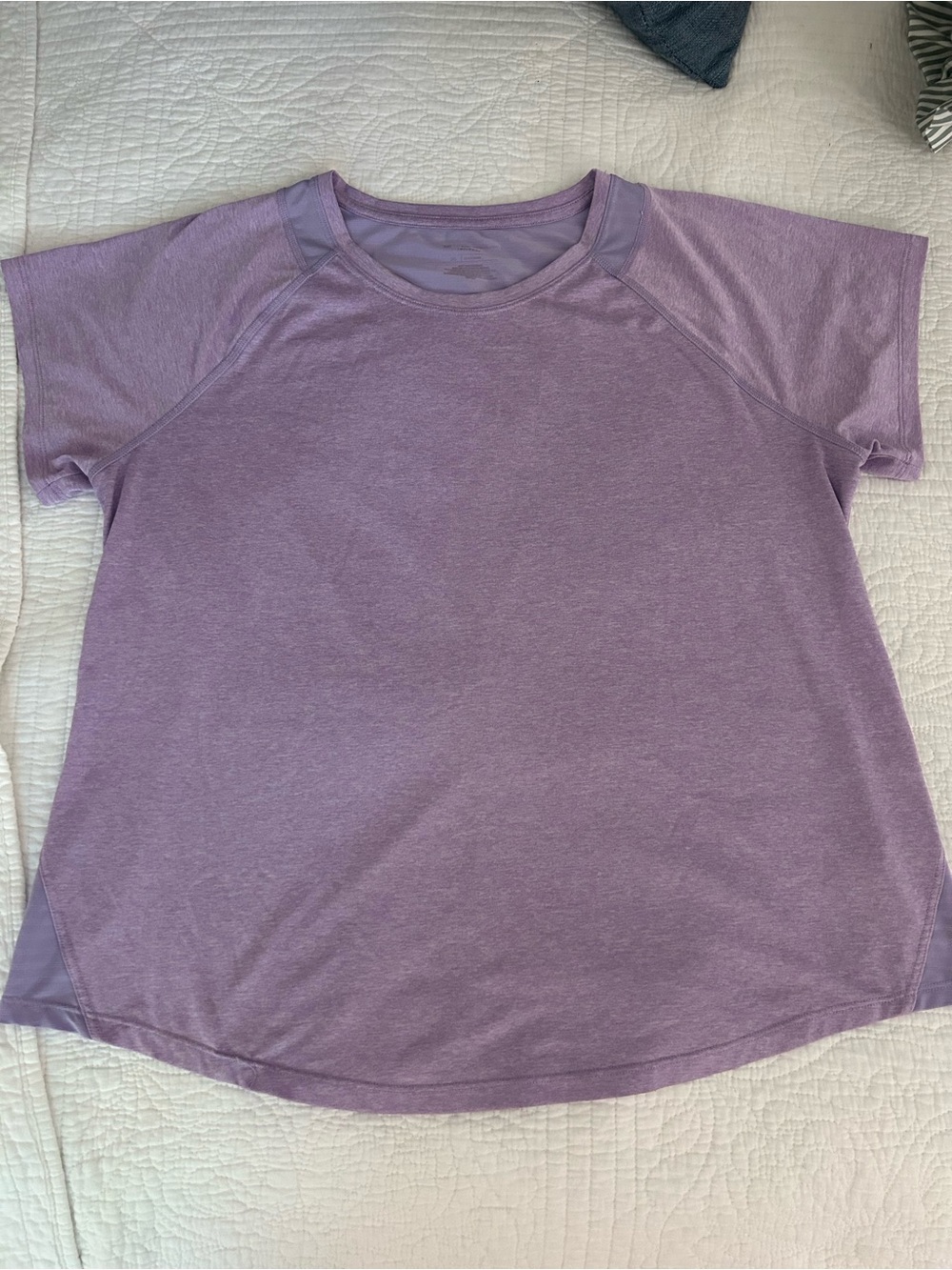 TWO tek gear Women's Heather Short-Sleeve Active shirts - Picture 2 of 4
